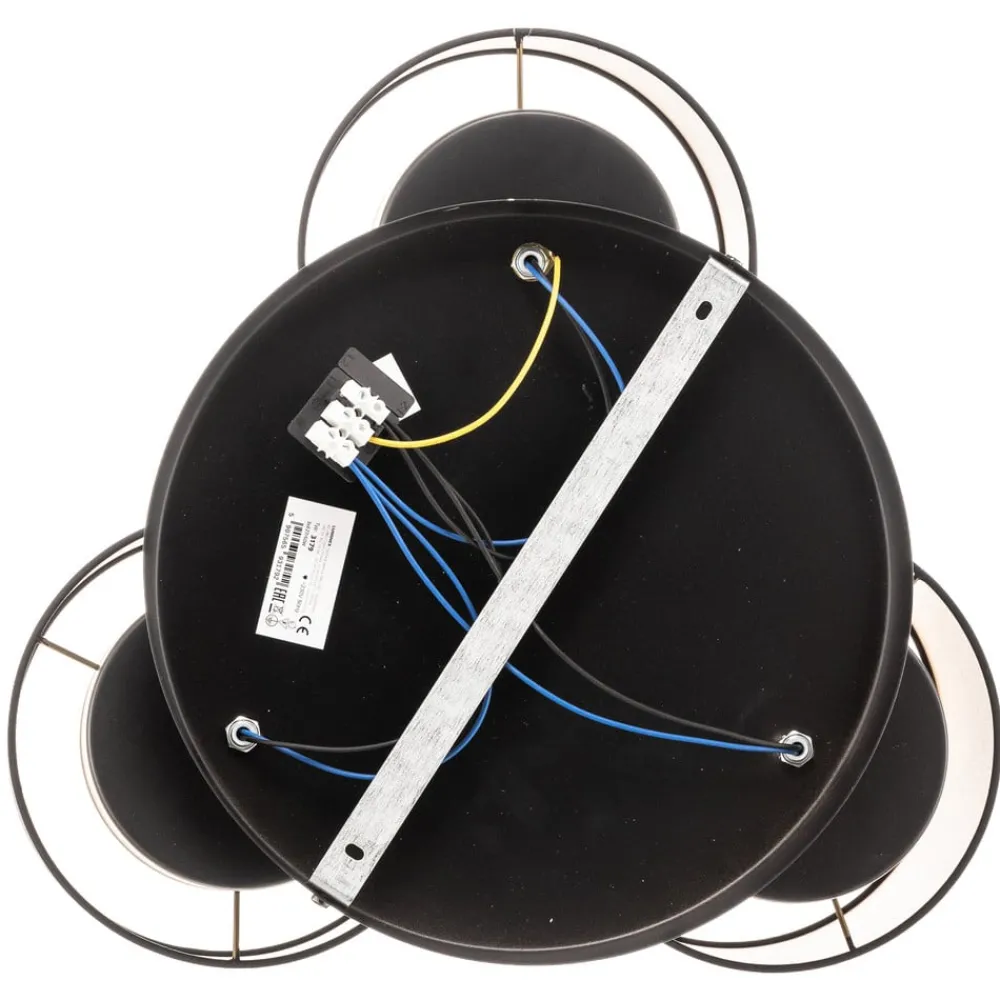 Luminex Loftlamper > Loftlampe Soho cylindrisk 3 lyskilder sort/guld