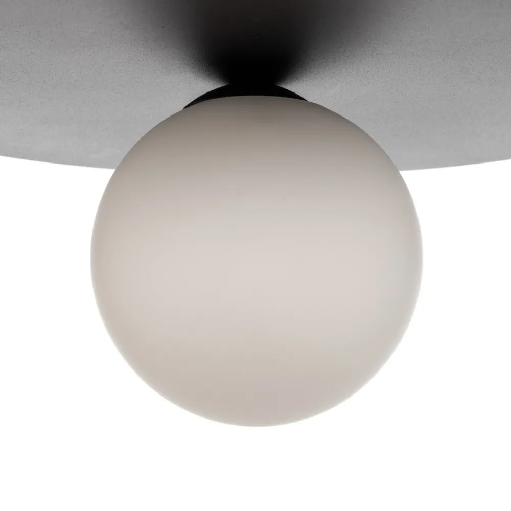 EMIBIG LIGHTING Loftlamper > Loftlampe Solar, sort/opal, 1 lyskilde