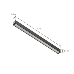 Nowodvorski Lighting Loftlamper > Loftlampe Straight grafit 92 cm