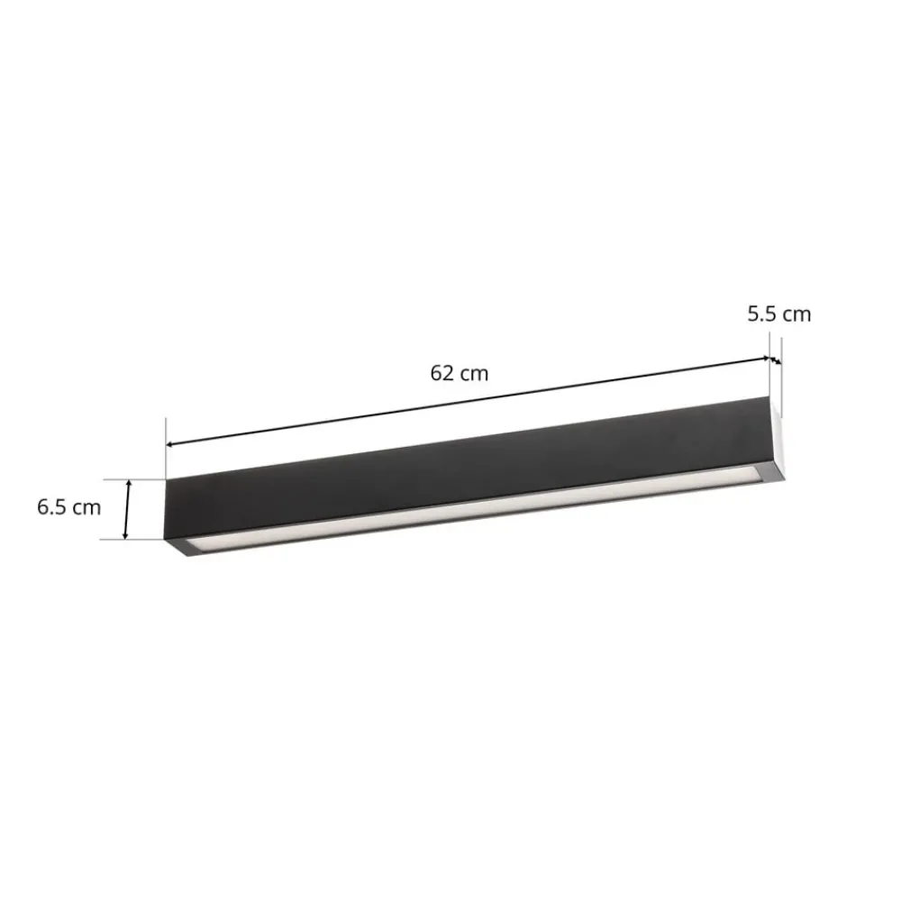 Loftlamper|Loftlamper ^ Nowodvorski Lighting Loftlampe Straight sort 62 cm