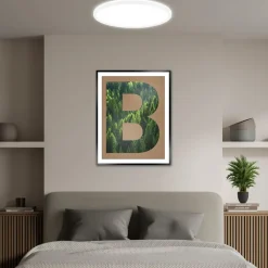 Arbejdsrum/Kontor ^ Briloner Loftlampe Tava A, Ø 42 cm, plast, hvid