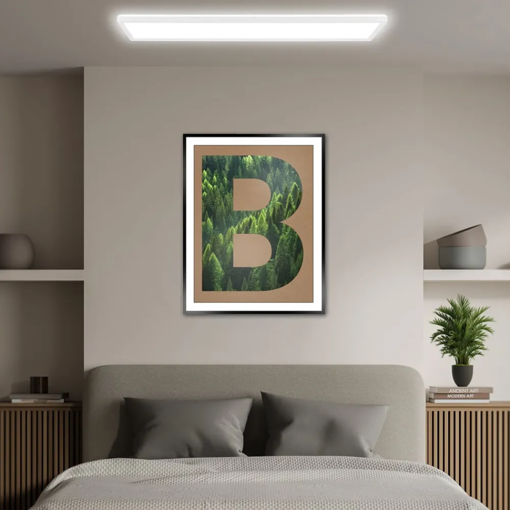 Briloner Arbejdsrum/Kontor > Loftlampe Tava A, 98x20 cm, plast, hvid