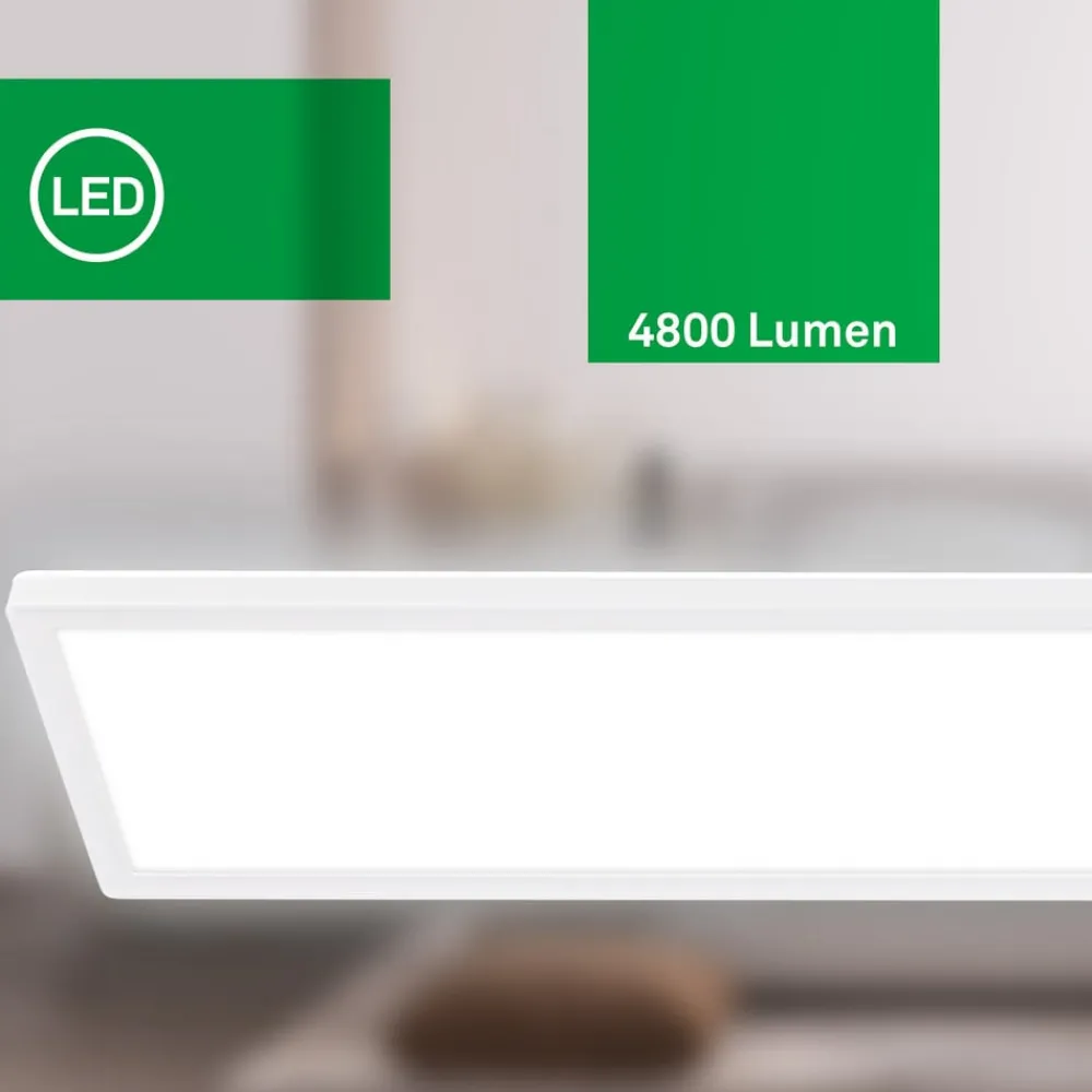 Briloner Arbejdsrum/Kontor > Loftlampe Tava A, 98x20 cm, plast, hvid