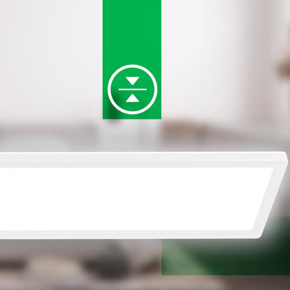Briloner Arbejdsrum/Kontor > Loftlampe Tava A, 98x20 cm, plast, hvid