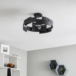 Loftlamper|Loftlamper ^ Euluna Loftlampe Tori, sort