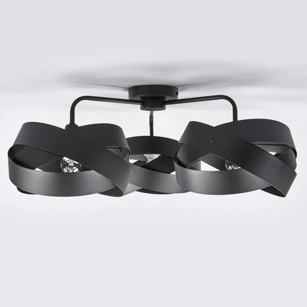 Loftlamper|Loftlamper ^ Euluna Loftlampe Tornado sort 3 lyskilder