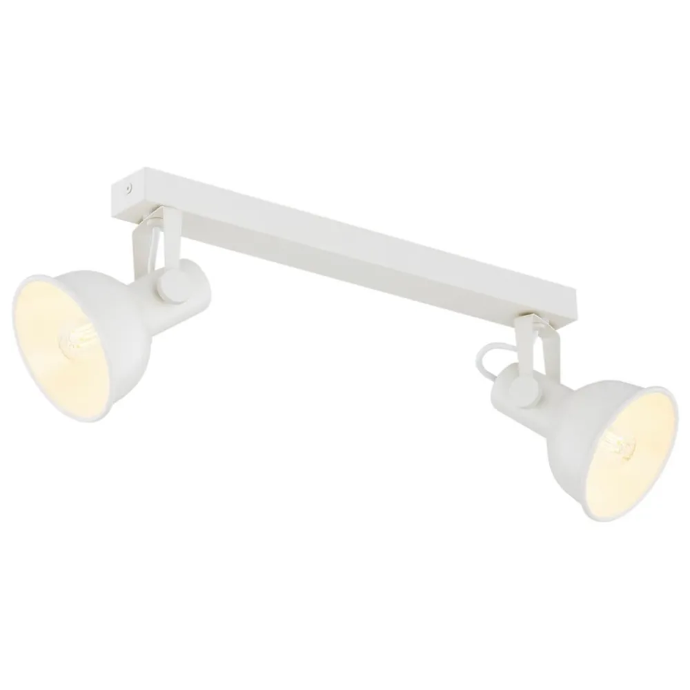 Argon Loftlamper|Loftlamper > Loftlampe Trogir, beige, 2 lyskilder, længde 27 cm