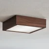 Argon Loftlamper > Loftlampe Tromsö, 30x30 cm, valnød