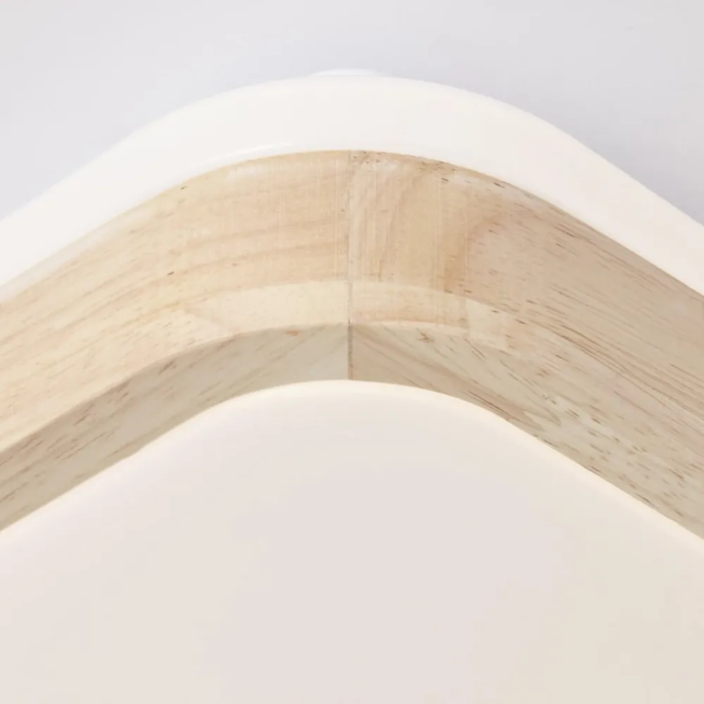 Brilliant Loftlamper > Loftlampe Tumeo, længde 40 cm, lyst træ, metal/træ