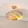 Gang|Loftlamper ^ Euluna Loftlampe Vento, beige, Ø 50 cm