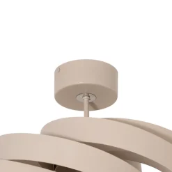 Gang|Loftlamper ^ Euluna Loftlampe Vento, beige, Ø 50 cm