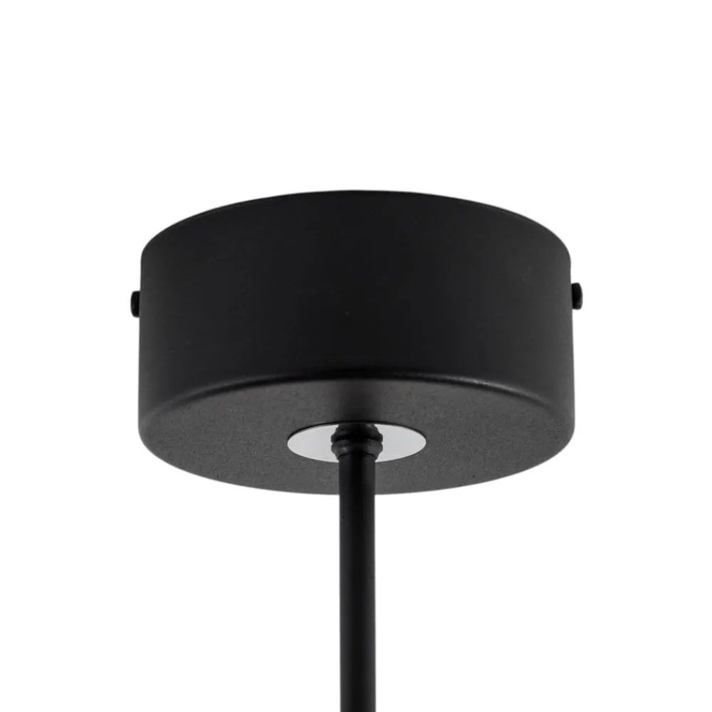 Gang|Loftlamper ^ Domiluce Loftlampe Vento, sort/guld, metal, Ø 40 cm, E27