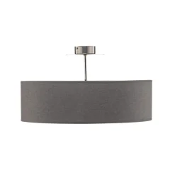 Nowodvorski Lighting Loftlamper|Loftlamper > Loftlampe Viviane med tekstilskærm, grå