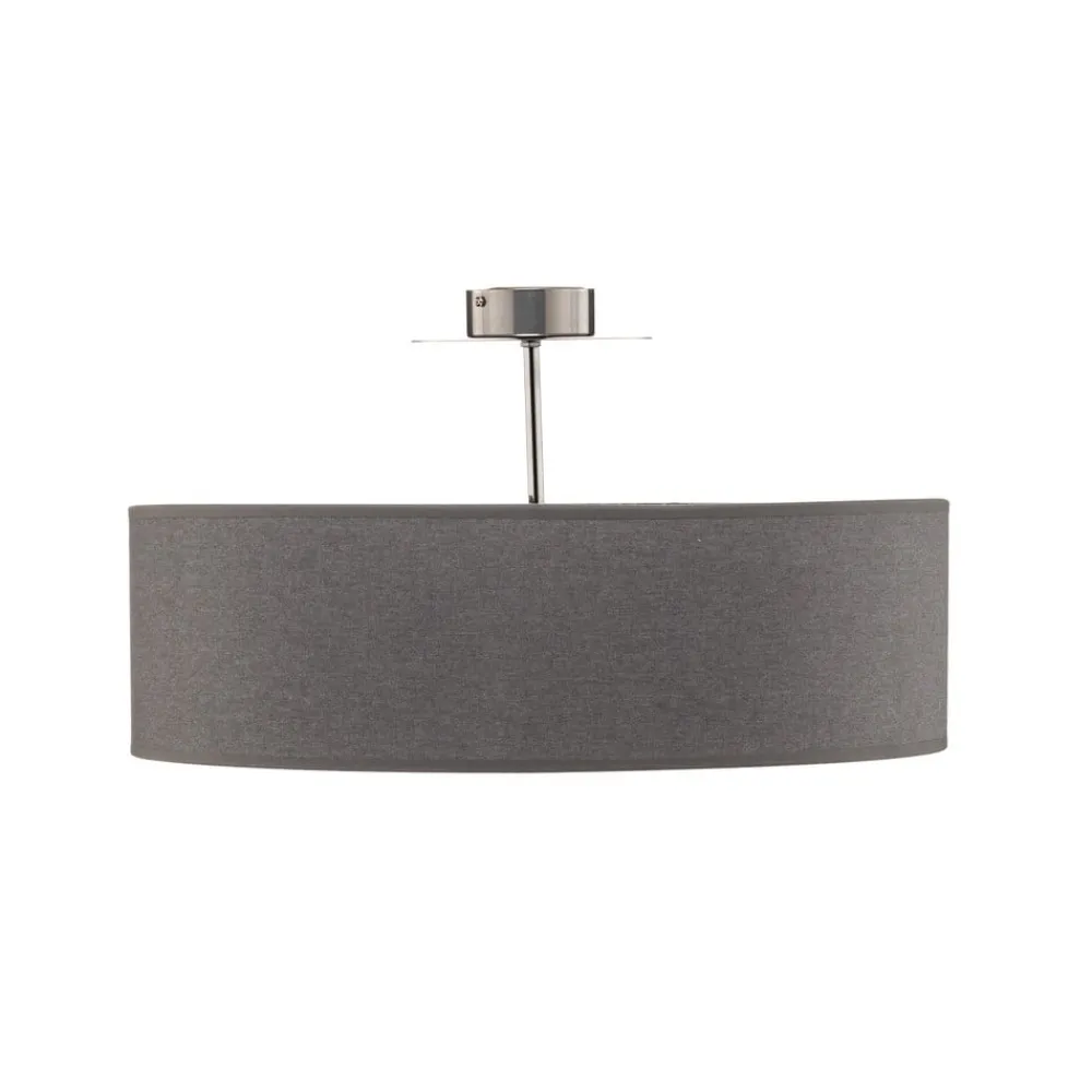 Nowodvorski Lighting Loftlamper|Loftlamper > Loftlampe Viviane med tekstilskærm, grå