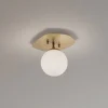 Opviq Loftlamper|Loftlamper > Loftlampe Well, guldfarvet, glas, Ø 20 cm, E14