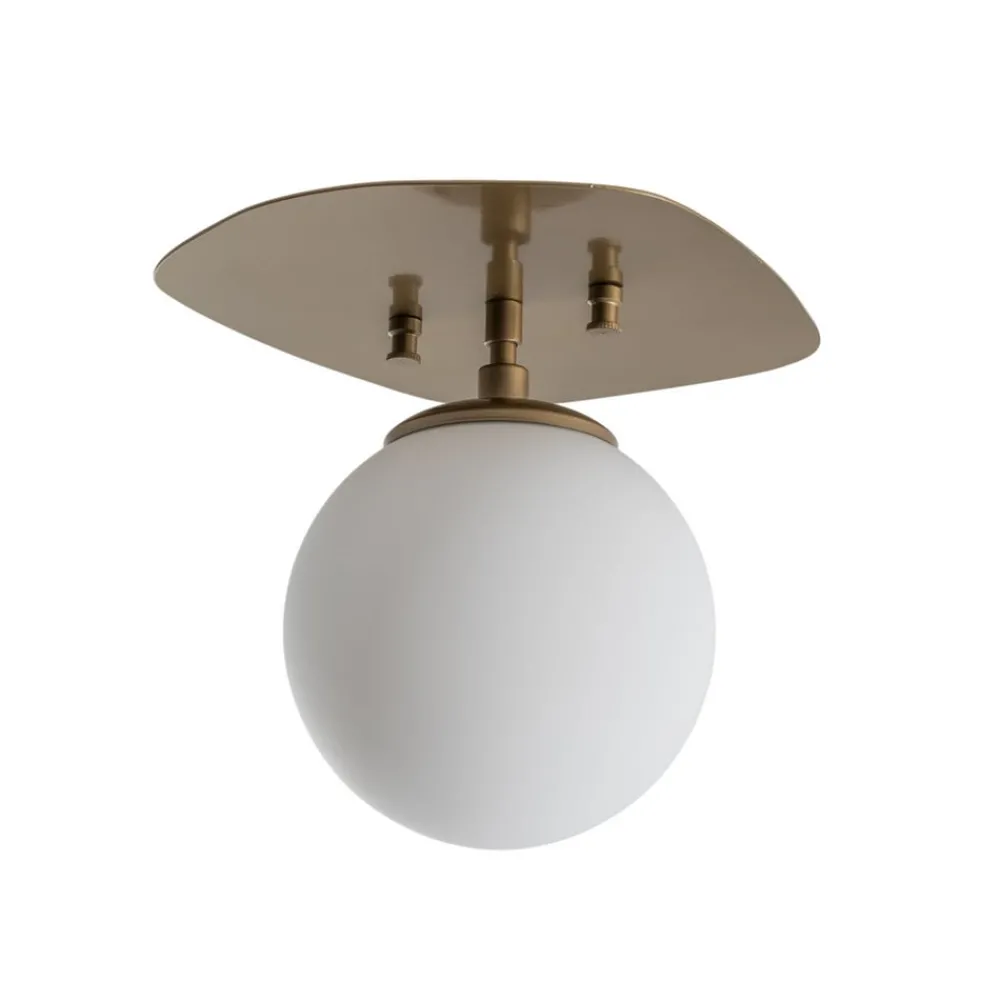 Opviq Loftlamper|Loftlamper > Loftlampe Well, guldfarvet, glas, Ø 20 cm, E14