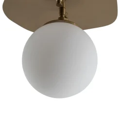 Opviq Loftlamper|Loftlamper > Loftlampe Well, guldfarvet, glas, Ø 20 cm, E14