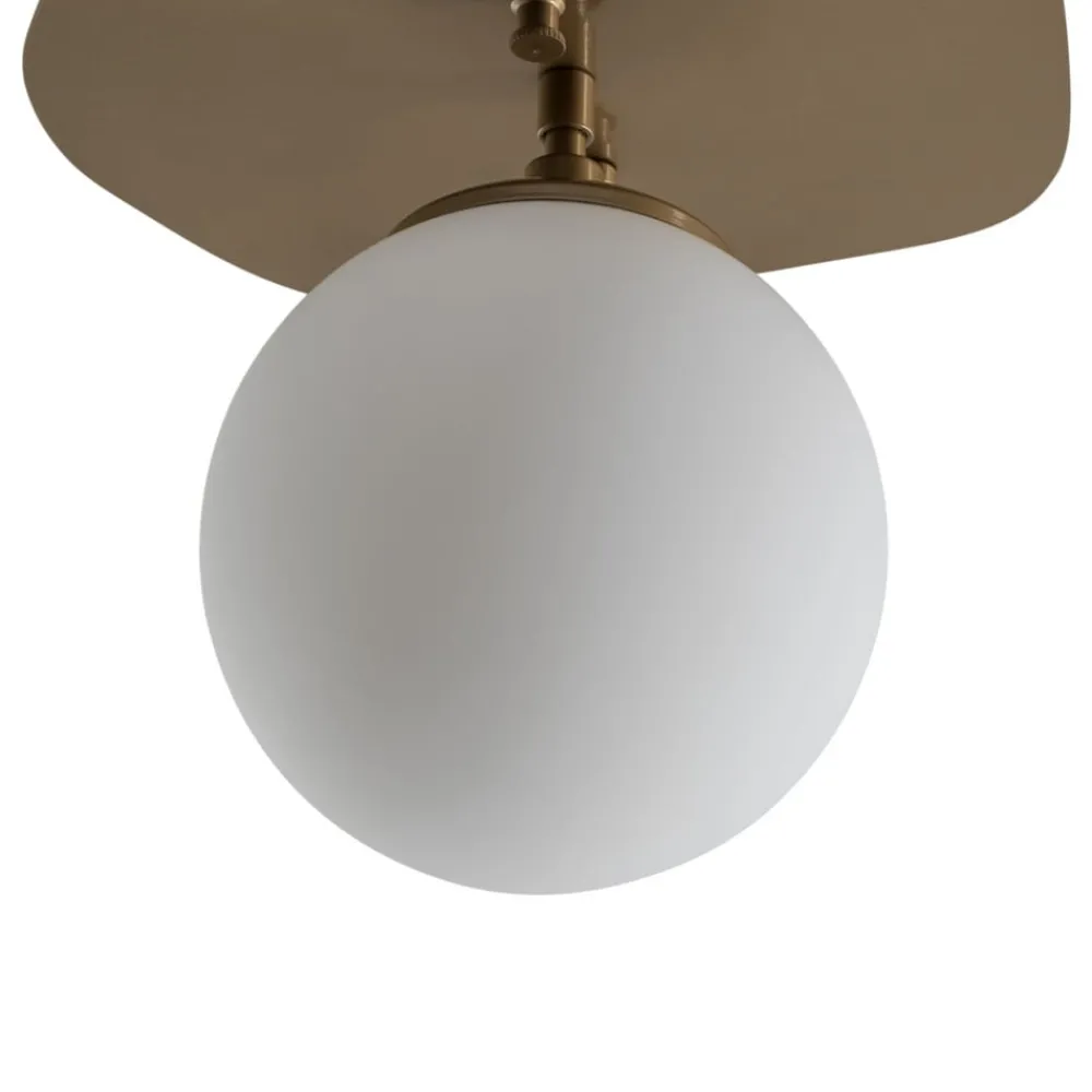 Opviq Loftlamper|Loftlamper > Loftlampe Well, guldfarvet, glas, Ø 20 cm, E14