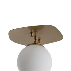 Opviq Loftlamper|Loftlamper > Loftlampe Well, guldfarvet, glas, Ø 20 cm, E14