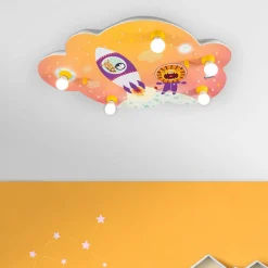 Loftlamper ^ Elobra Loftslampe billede sky Escape, orange