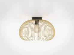 EGLO Loftlamper > Loftslampe Venezuela, skærm lavet af gyldne stænger