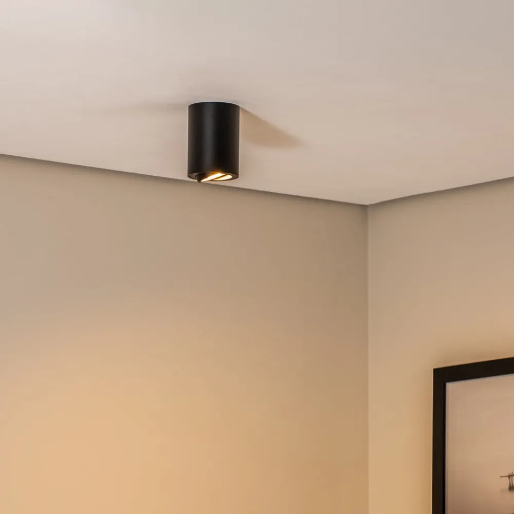 Eko-Light Loftlamper|Spotlights > Loftspot Bima, rund sort
