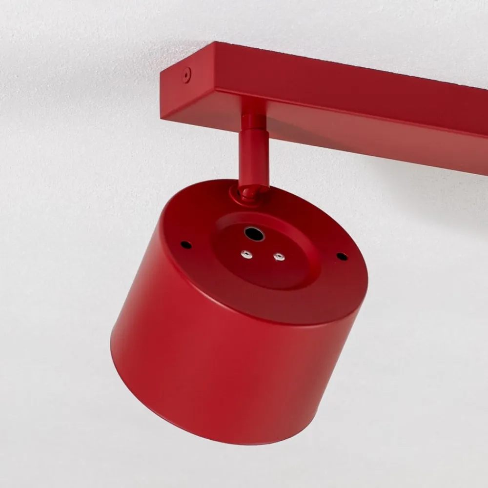 Argon Loftlamper|Loftlamper > Loftspot Chloe justerbar med 2 lyskilder, rød