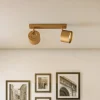 Argon Loftlamper|Loftlamper > Loftspot Chloe justerbar med 2 lyskilder, guld