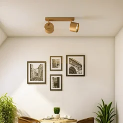 Argon Loftlamper|Loftlamper > Loftspot Chloe justerbar med 2 lyskilder, guld