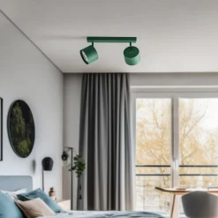 Argon Gang|Loftlamper > Loftspot Chloe justerbar med 2 lyskilder, grøn