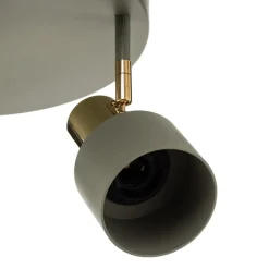 Argon Loftlamper|Loftlamper > Loftspot Destin, 3 lyskilder grøn/messing