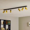 Nowodvorski Lighting Gang|Loftlamper > Loftspot Eye Spot 6 lyskilder, sort/messing