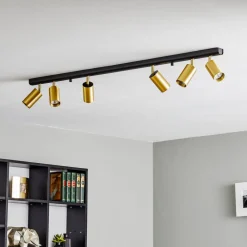 Nowodvorski Lighting Gang|Loftlamper > Loftspot Eye Spot 6 lyskilder, sort/messing