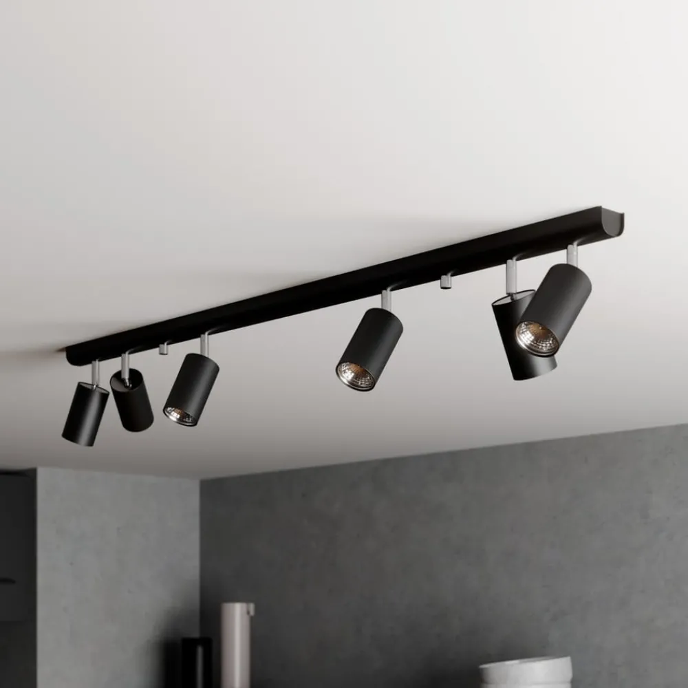Gang|Loftlamper ^ Nowodvorski Lighting Loftspot Eye Spot med 6 lyskilder, sort