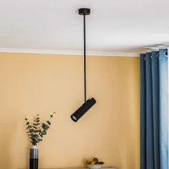 Spotlights ^ Nowodvorski Lighting Loftspot Eye Super, højde 76 cm, sort
