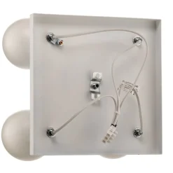 SOLLUX LIGHTING Loftlamper|Spotlights > Loftspot Flame, hvid, 4 lyskilder, firkantet