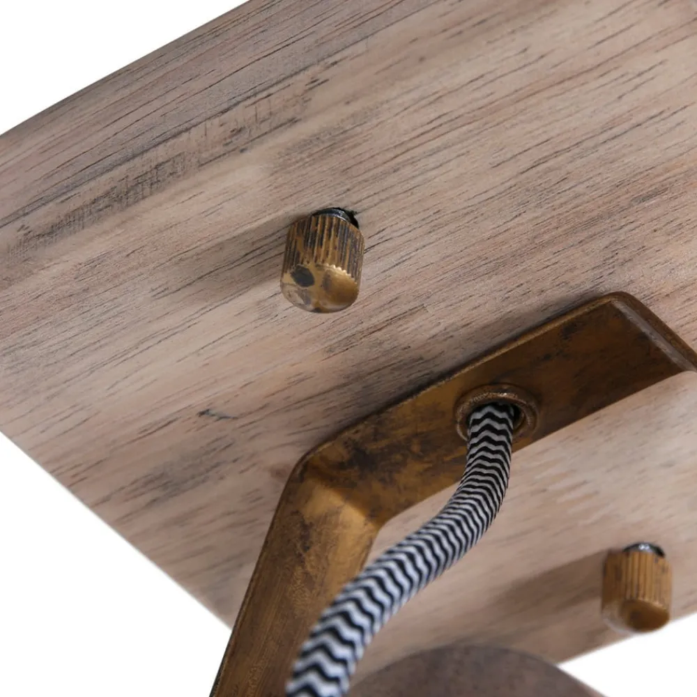 Steinhauer Gang|Loftlamper > Loftspot Gearwood, 1 lyskilde bronze