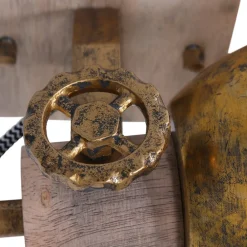 Steinhauer Gang|Loftlamper > Loftspot Gearwood, 1 lyskilde bronze