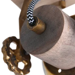 Steinhauer Gang|Loftlamper > Loftspot Gearwood, 1 lyskilde bronze