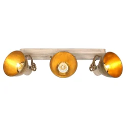 Steinhauer Loftlamper|Spotlights > Loftspot Gearwood, 3 lyskilder bronze