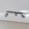 Loftlamper ^ TK Lighting Loftspot Livia, grå, 52 cm, 3 lyskilder, metal, GU10