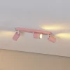 Loftlamper|Spotlights ^ TK Lighting Loftspot Livia, lyserød, 52 cm, 3 lyskilder, metal, GU10