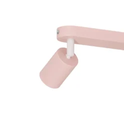 Loftlamper|Spotlights ^ TK Lighting Loftspot Livia, lyserød, 52 cm, 3 lyskilder, metal, GU10