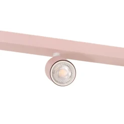Loftlamper|Spotlights ^ TK Lighting Loftspot Livia, lyserød, 52 cm, 3 lyskilder, metal, GU10