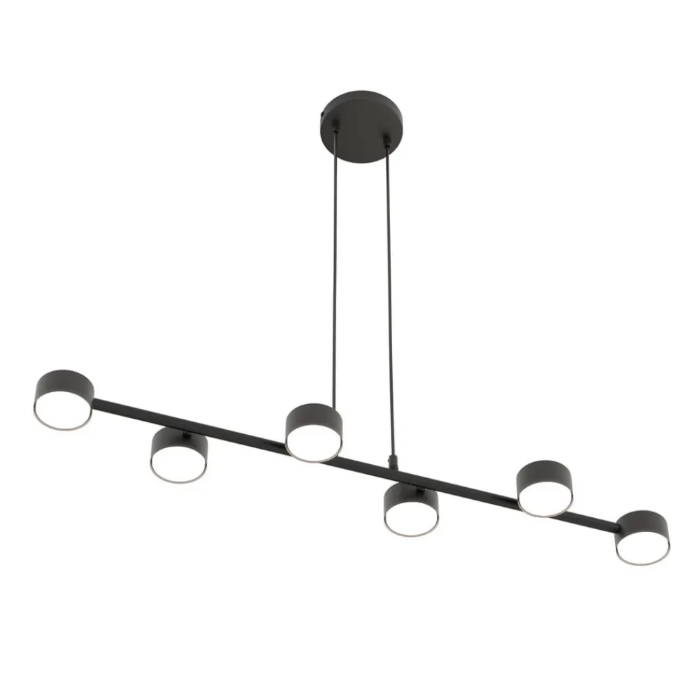 EMIBIG LIGHTING Loftlamper|Loftlamper > Loftspot, Megara, længde 80 cm, metal, 6 lyskilder.