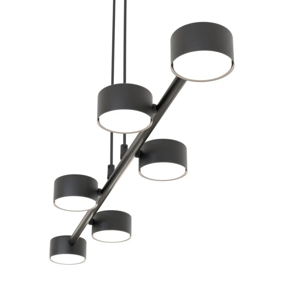 EMIBIG LIGHTING Loftlamper|Loftlamper > Loftspot, Megara, længde 80 cm, metal, 6 lyskilder.