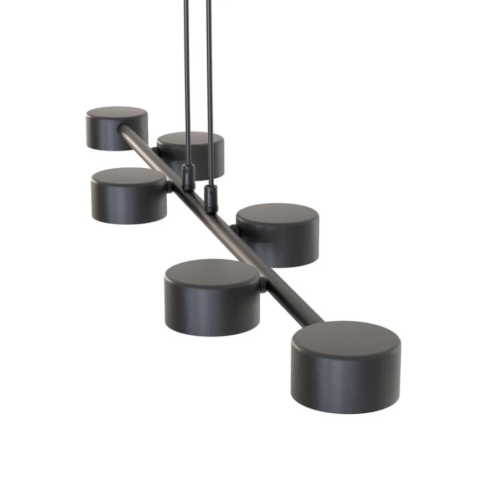 EMIBIG LIGHTING Loftlamper|Loftlamper > Loftspot, Megara, længde 80 cm, metal, 6 lyskilder.