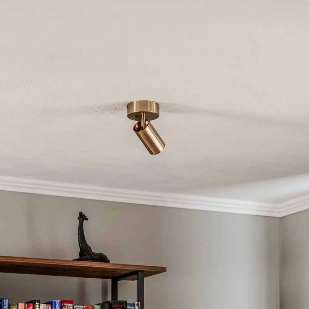 Loftlamper|Spotlights ^ Lucea Loftspot, messing antik, 1 lyskilde