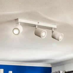 Luminex Loftlamper|Spotlights > Loftspot Modo i stål, hvid, 3 lyskilder