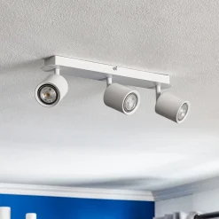 Luminex Loftlamper|Spotlights > Loftspot Modo i stål, hvid, 3 lyskilder